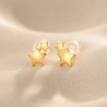 14K Gold Plated Silver Earrings, Our Lucky Stars