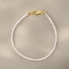 Bratara argint Almost Innocent perle de cultura 2.5 mm, gold