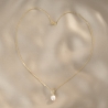 Colier argint Pearl Eclat gold