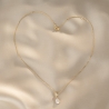 Colier argint You Light Up My Life zirconia gold
