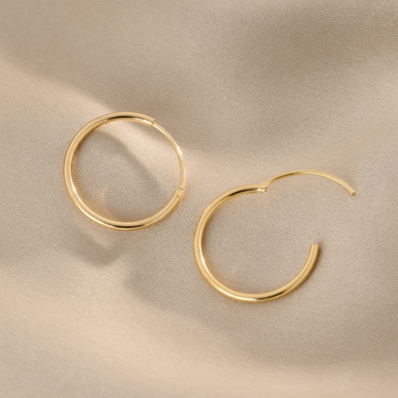 Cercei argint S Just Creole gold