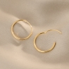 Cercei argint S Just Creole gold