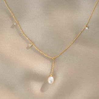 Colier argint Pearl2Love gold