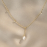 14K Gold Plated Silver Necklace Pearl2Love