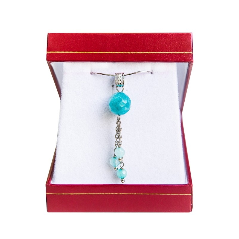 Agate silver turquoise jewelry set