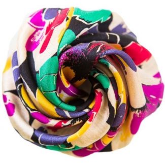 GIFT: Silk scarf and hair rose Tojour Colors