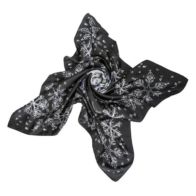 Silk Scarf Marina D'Este White Cat