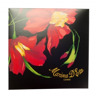 Silk Scarf Marina D'Este Wild Cats brown