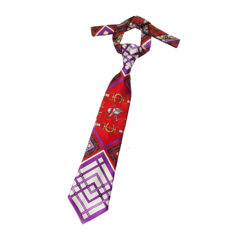 Cravată London Rush fond purple