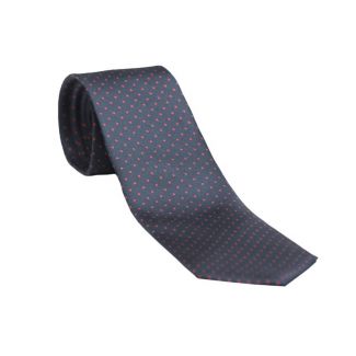 Cravata L.Biagiotti rosu cu cruciulite albastre