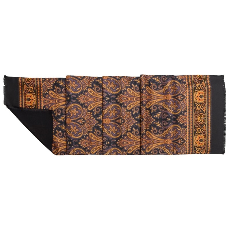 Men Scarf Laura Biagiotti golden print