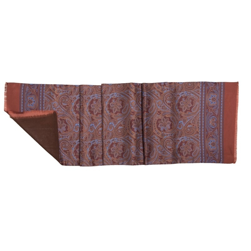 Esarfa barbati Laura Biagiotti smart paisley bordo