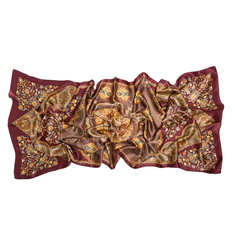 Silk Shawl Marina D`Este Cordoba navy