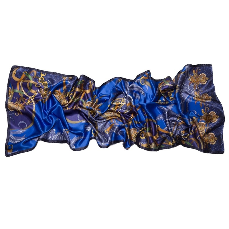 Silk Shawl Mila Schon Tropical Blue
