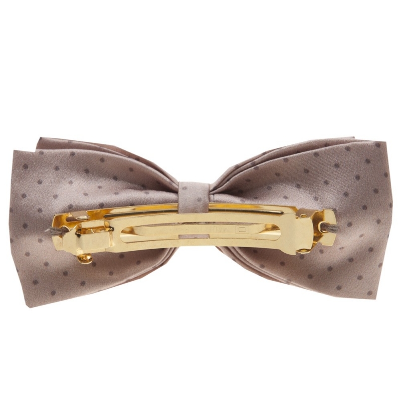 Fundă clamă bulinuţe fond bej