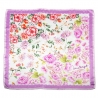 Silk Scarf Laura Biagiotti delicate flowers pink