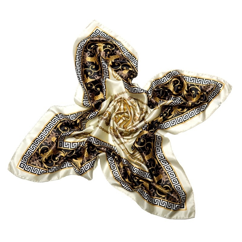 Marina D'Este Greek key black