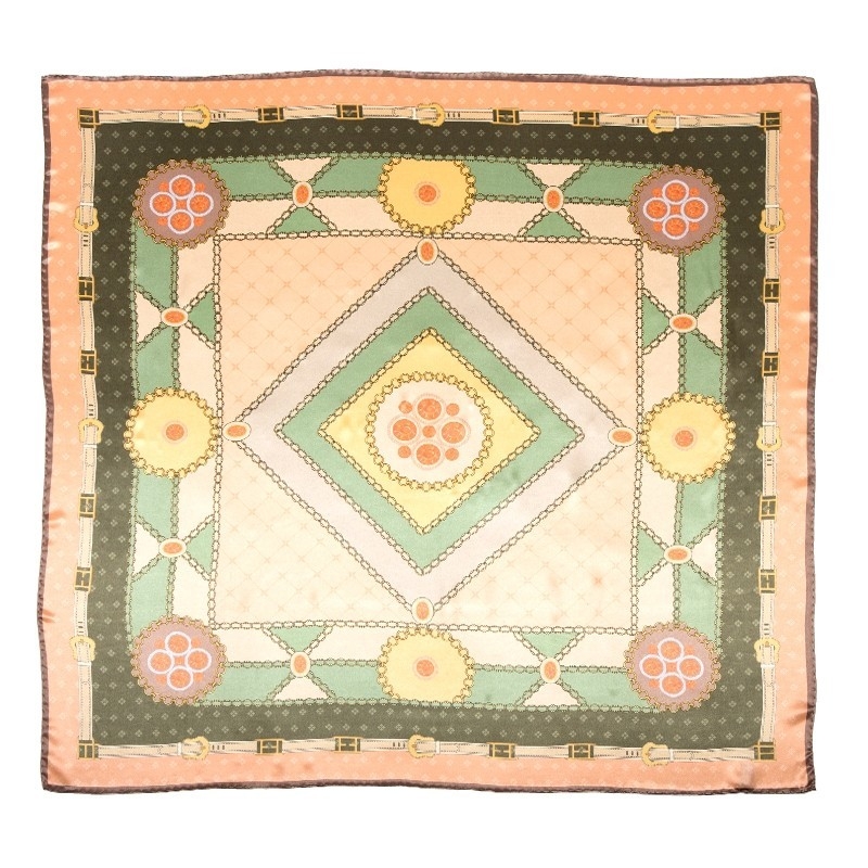 Esarfa matase naturala Mila Schon Timeless Pink Apricot