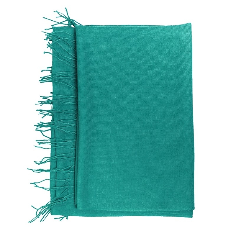 Wool Scarf Mila Schon turcoise