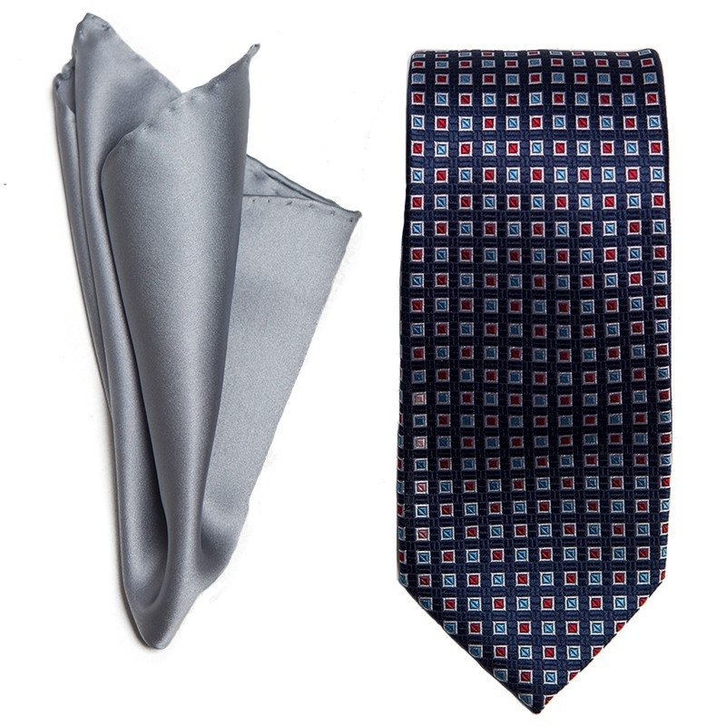 GIFT: Set handkerchief silk bow tie Mayfair