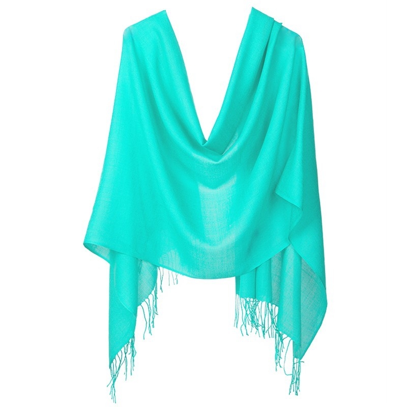 Esarfa lana Mila Schon green-turcoise