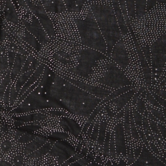 Sal cu strass fluturi negru