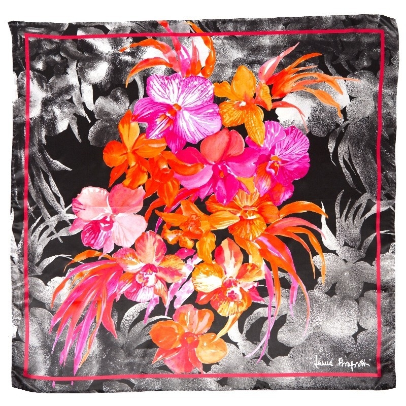 Silk Scarf Mila Schon Jewelry Pink