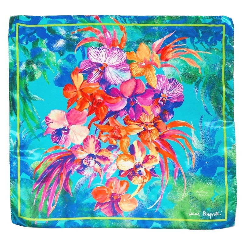 Silk Scarf Mila Schon Jewelry Pink