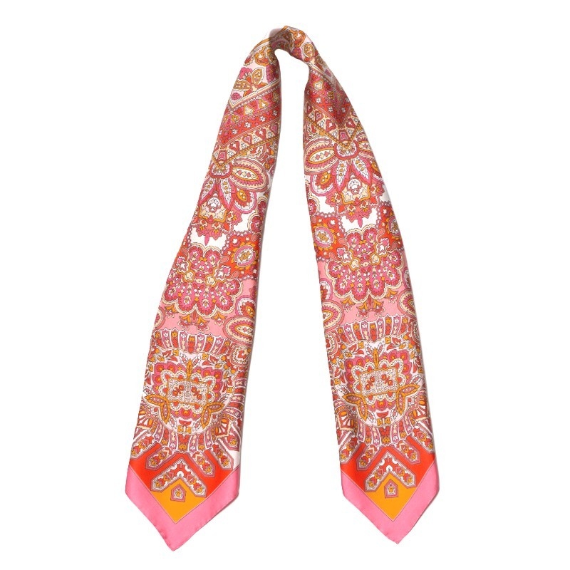 Silk Scarf Mila Schon Jewelry Pink