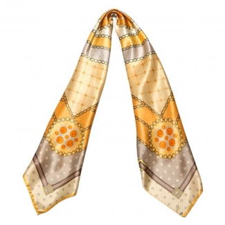 Silk Scarf Mila Schon Timeless Beige Sand
