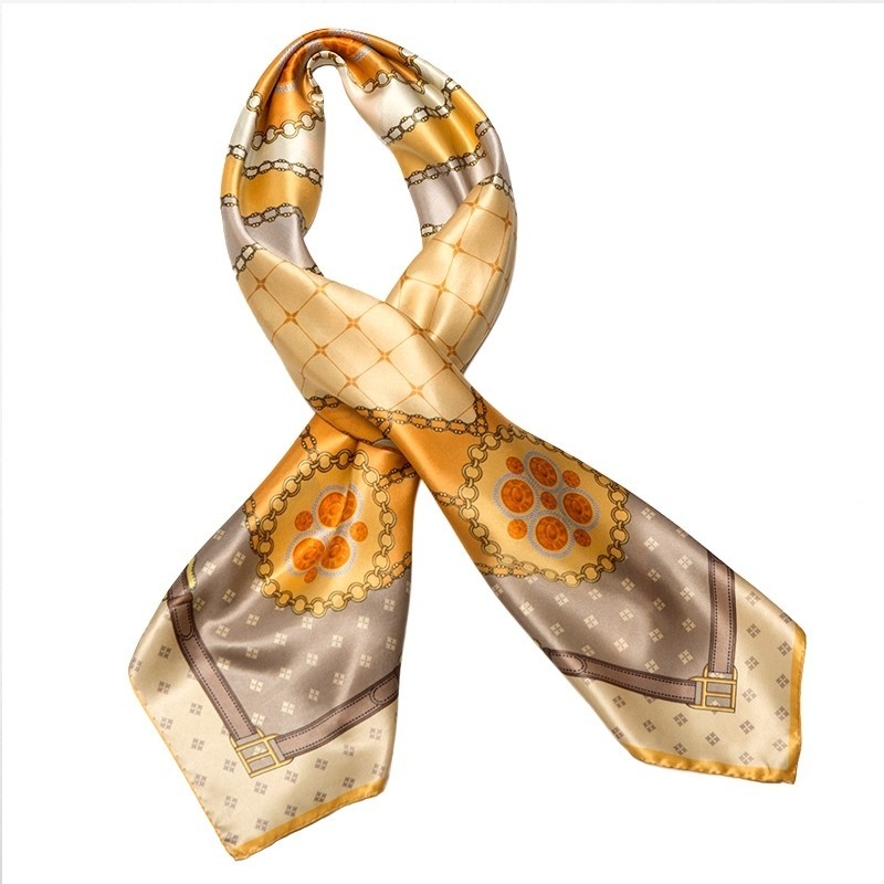 Silk Scarf Mila Schon Timeless Beige Sand