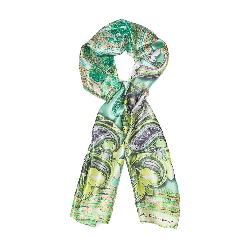 Sal matase Mila Schon hortensii verzi