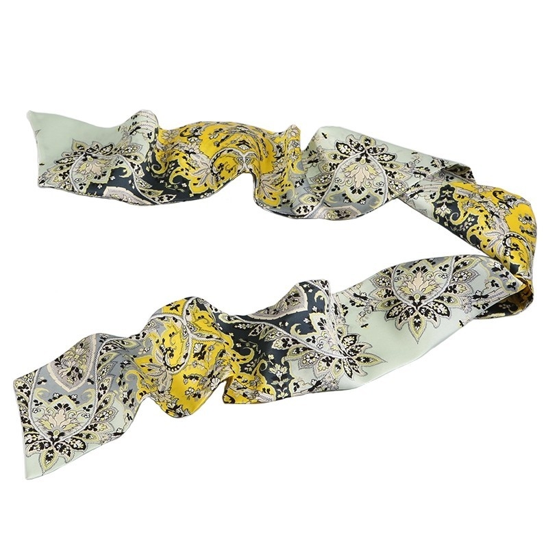 GIFT: Silk scarf and hair rose Mayfair