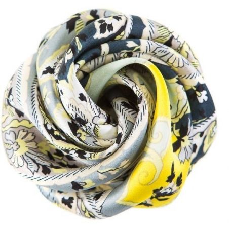 GIFT: Silk scarf and hair rose Mayfair
