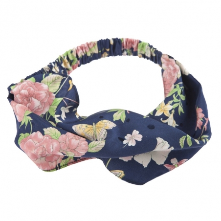 Summer headband trandafiri roz