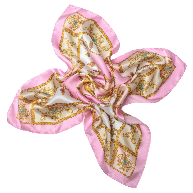 Esarfa matase Jewellery Pale Pink