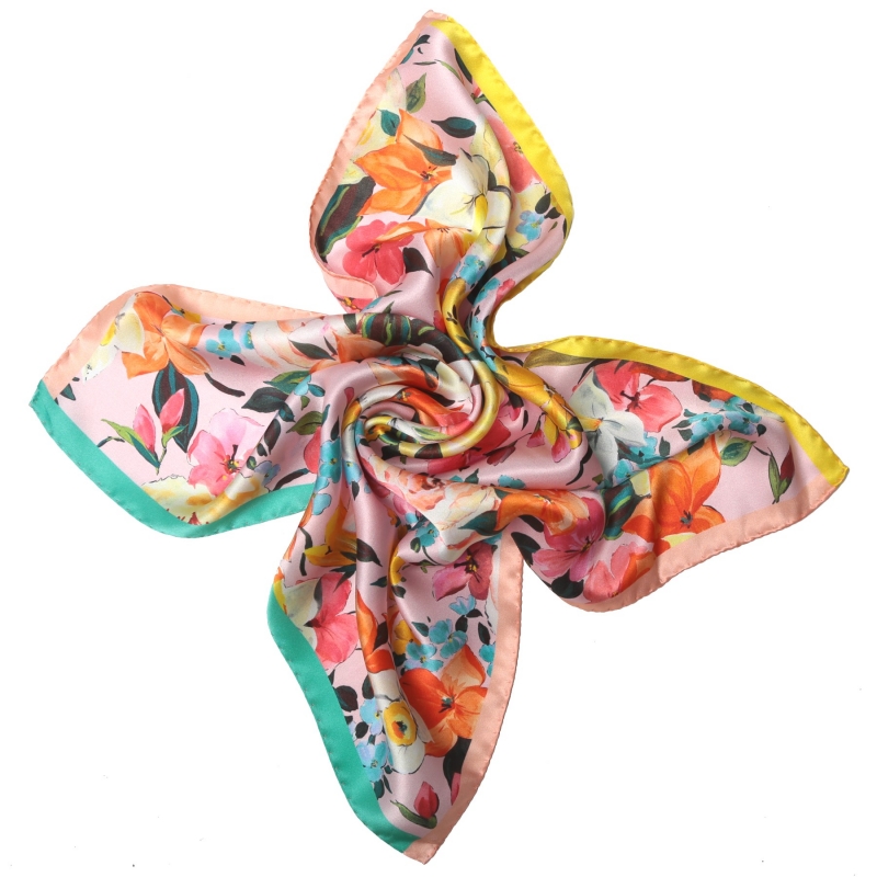 Moments Like This Pink silk scarf