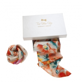 Aquarelle eşarfă &amp; hair rose