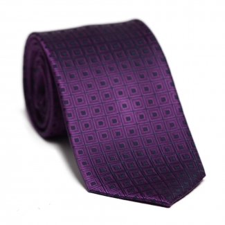 Cravata matase L. Biagiotti violet conabiu Celebration