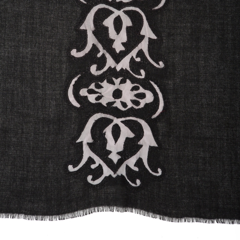 Wool scarf Mila Schon Ivory