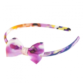 Headband cu fundiţă Violet Dreams
