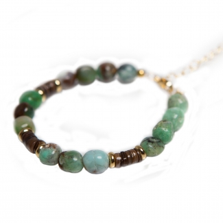 Bratara crisopraz neregulat