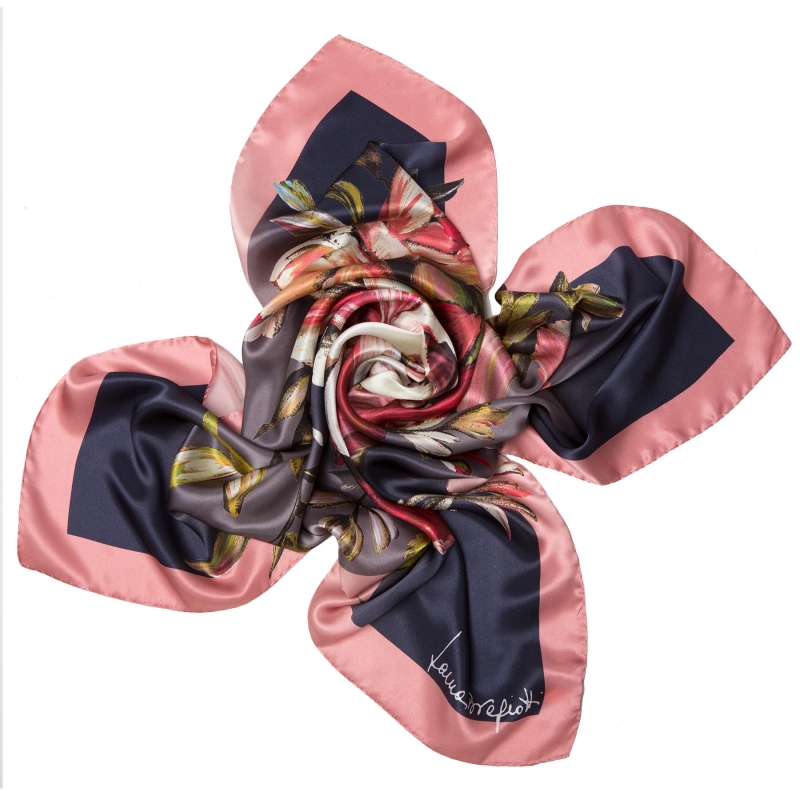 Esarfa matase Je ne sais qui Rose