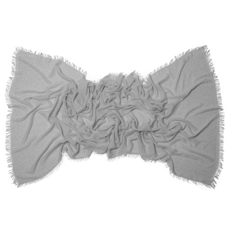 Sal cu aplicatii argintii gri