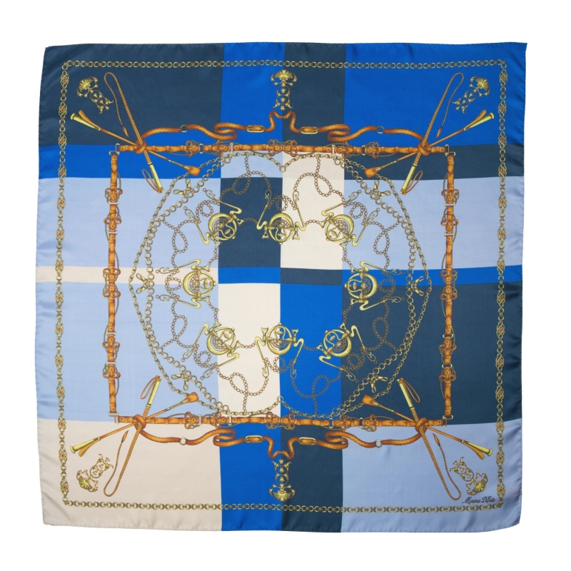 Esarfa matase Lovely Touch Blue 