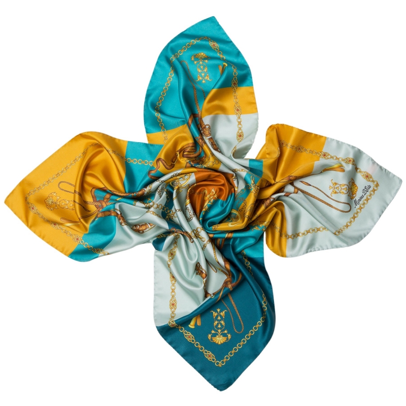 Lovely Touch Carmel  silk scarf