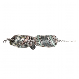 Silk bracelet My Privilege Olive