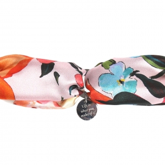 Silk bracelet Moments Like This pink