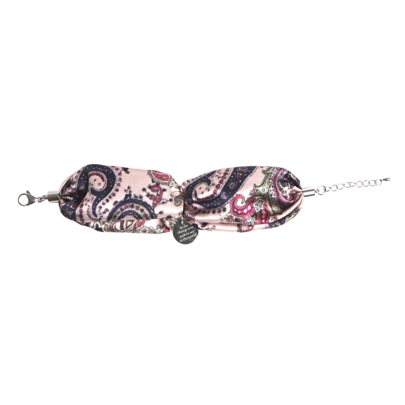 Silk bracelet Colonial Rose