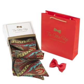 CADOU: Esarfa lunga cu fundita matase naturala